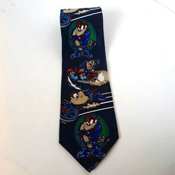 Looney Tunes Mania Vintage Men Tie - Picture 1 of 10